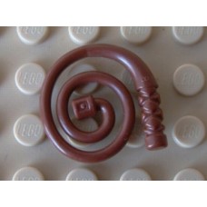 Part 61975 Reddish Brown Minifig, Weapon Whip Coiled